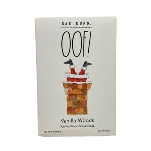 Rae Dunn Scented Hand & Body Soap - Oof! Vanilla Woods Scent, 8oz, SB120